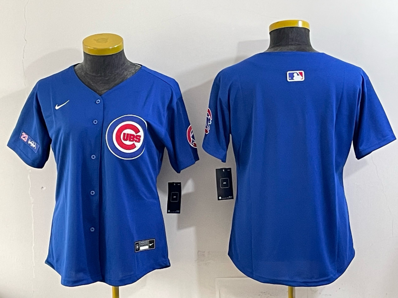 Youth Chicago Cubs blank blue 2025 Nike MLB jersey 004->youth mlb jersey->Youth Jersey